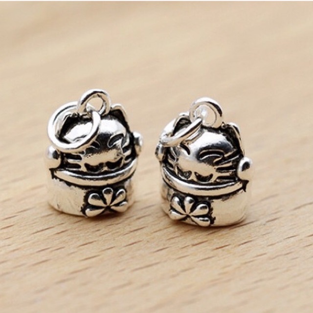 [S925] Charm mèo thần tài - MH271