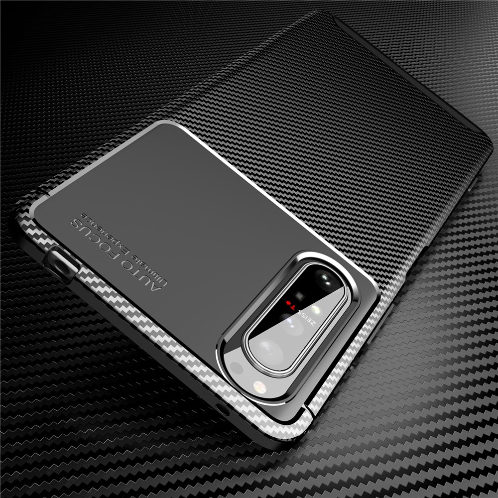 Sony Xperia 1 II  5 8 20 Beetle Phone Case Carbon Fiber Soft Cover f Protective Cases