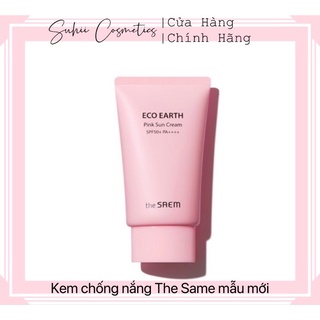 Kem Chống Nắng Vật Lý The Saem Eco Earth Power Pink (SPF 50+/PA)++++