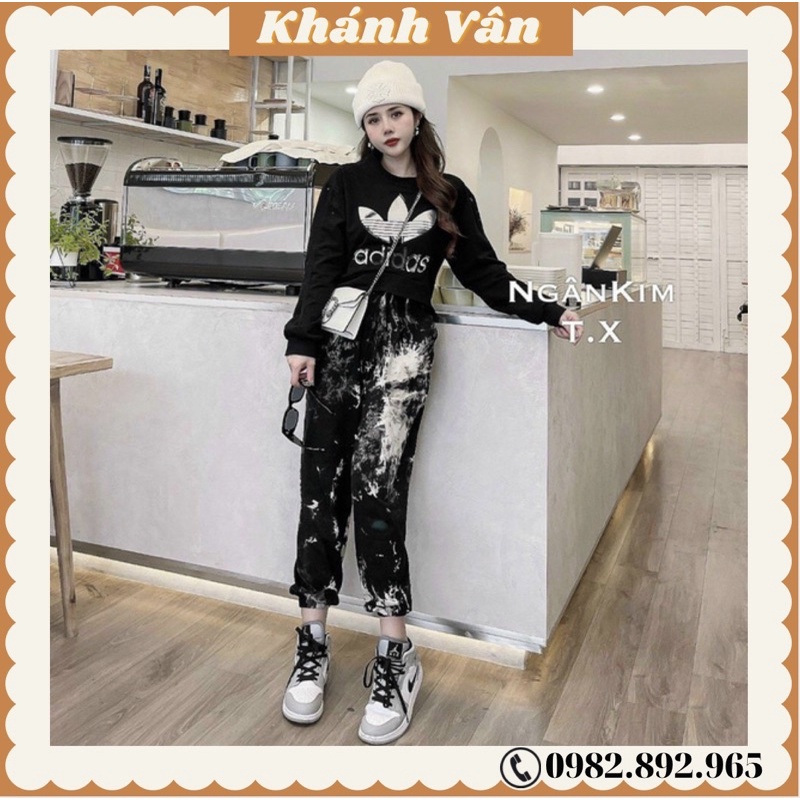 Bộ thể thao nữ, bộ mặc nhà thu đông pha màu hàng chuản ảnh loại 1