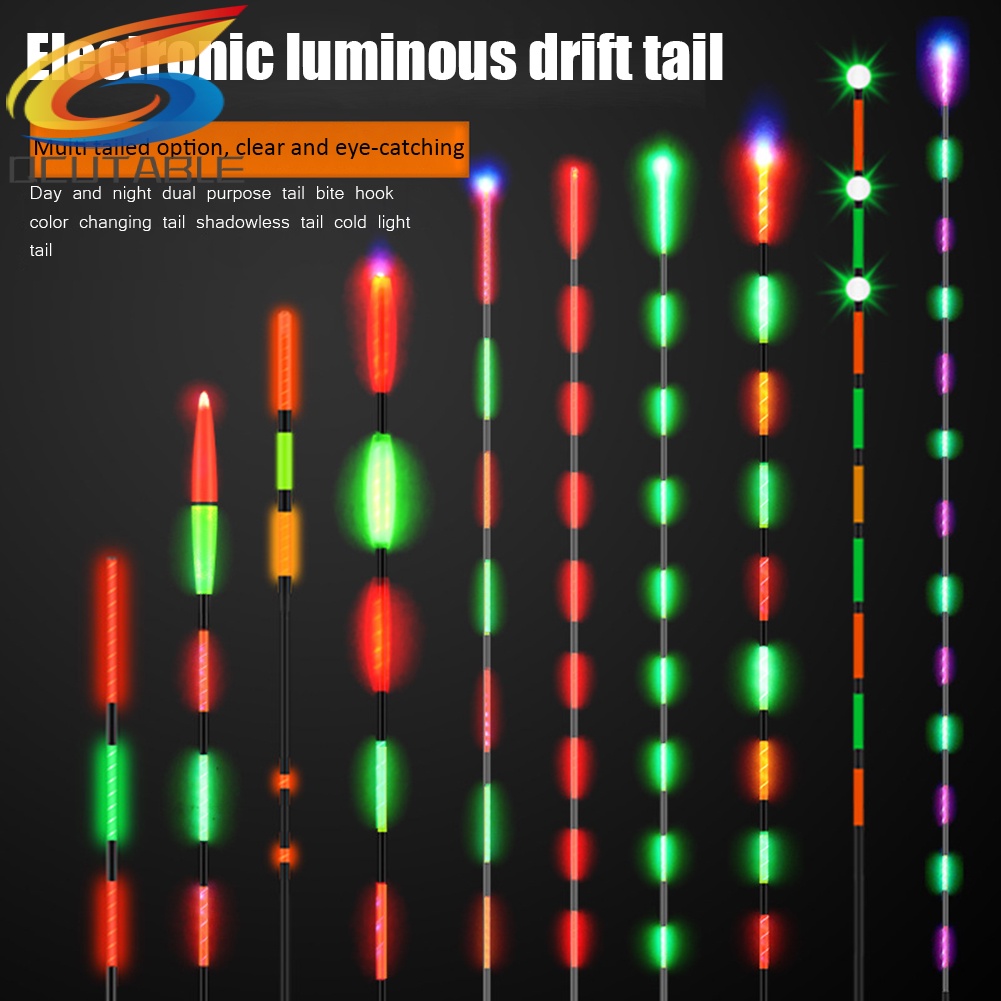 Phao điện câu cá phát sáng thông minh đuôi cảm biến ban đêm đa năng