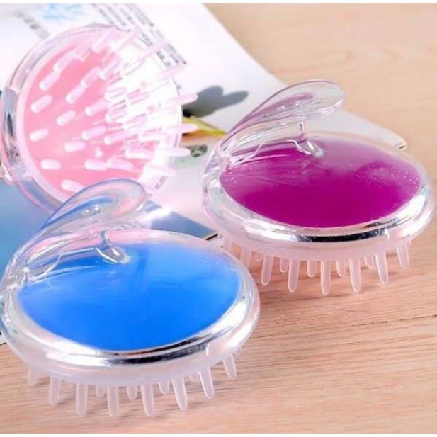 Lược Gội Đầu Massage Silicon