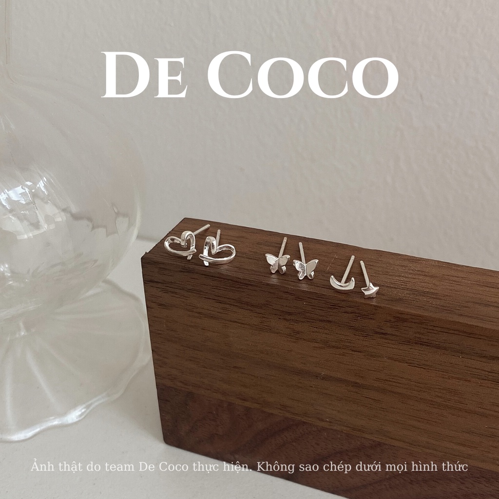 Khuyên tai nữ De Coco Pieces nhiều hình nhỏ xinh
