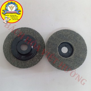 Nỉ đánh bóng inox 100mm (3 -5miếng), xơ dừa, nỉ xám, trắng, đỏ (sẵn hàng)