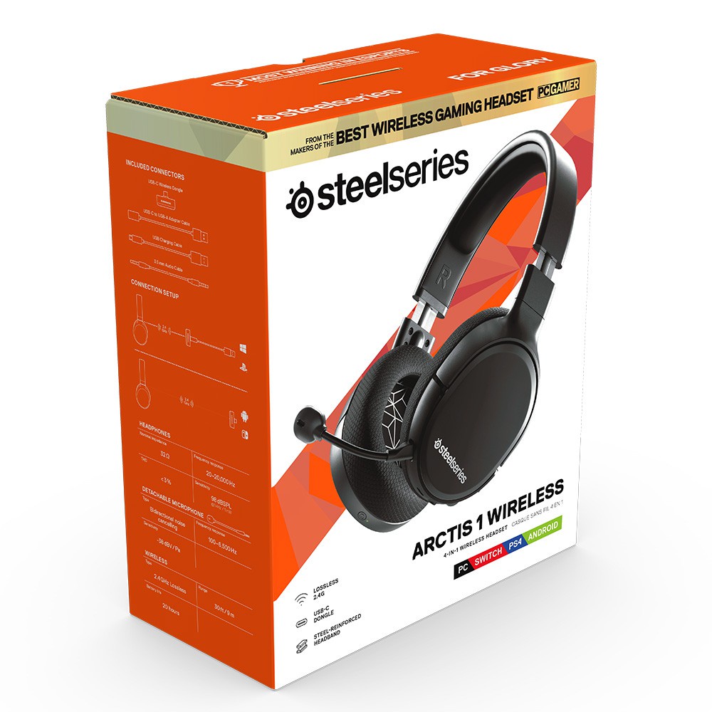 Tai nghe không dây Steelseries Arctis 1 61512 - Tai nghe SteelSeries Arctis 1