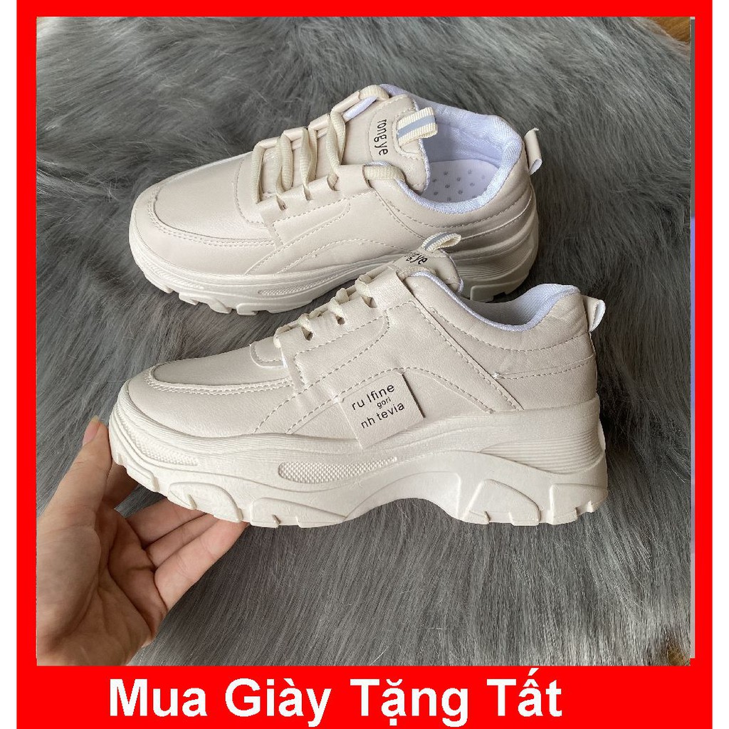 Giày sneakers nữ Rong Ye Rufine kiểu hàn quốc Ulzzang siêu Hot , mới nhất 2020 (Tặng Kèm Tất)