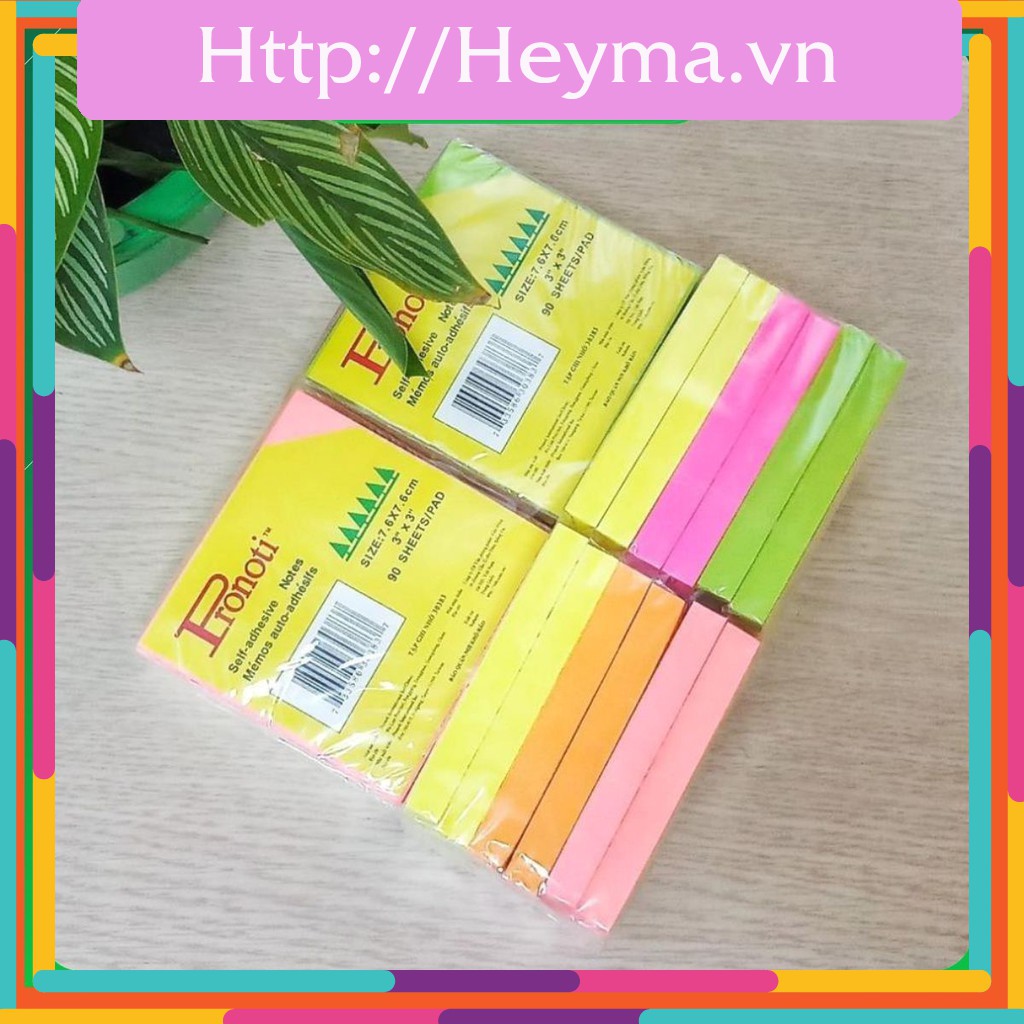 Chính Hãng Giấy nhắn 3x3 Pronoti