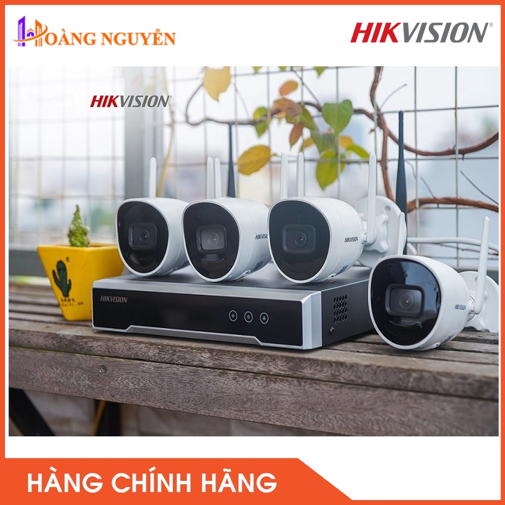 [NHÀ PHÂN PHỐI] Bộ Kit camera IP Wifi 4.0 Megapixel HIKVISION NK44W0H(D)- Công Nghệ Hoàng Nguyễn