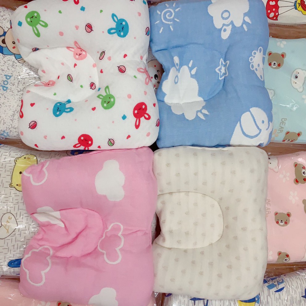 Bộ Gối Vải Thoải Mái Cho Bé Chìm Vào Giấc Ngủ Sâu Ngon Giấc (G1)