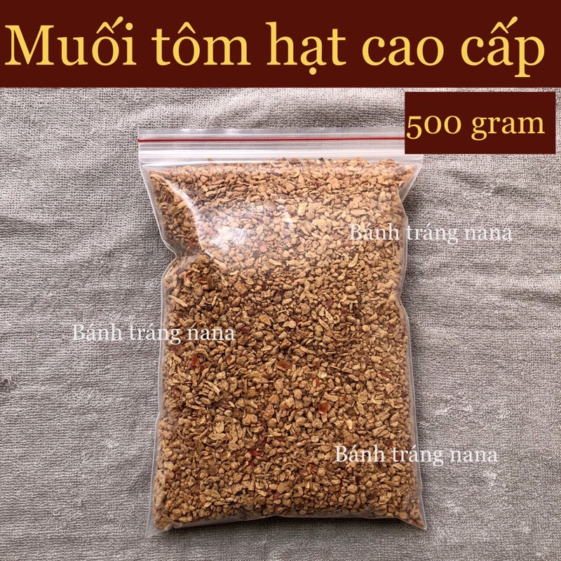 Muối Tôm Cao Cấp Loại Ngon - Gói 500gram.