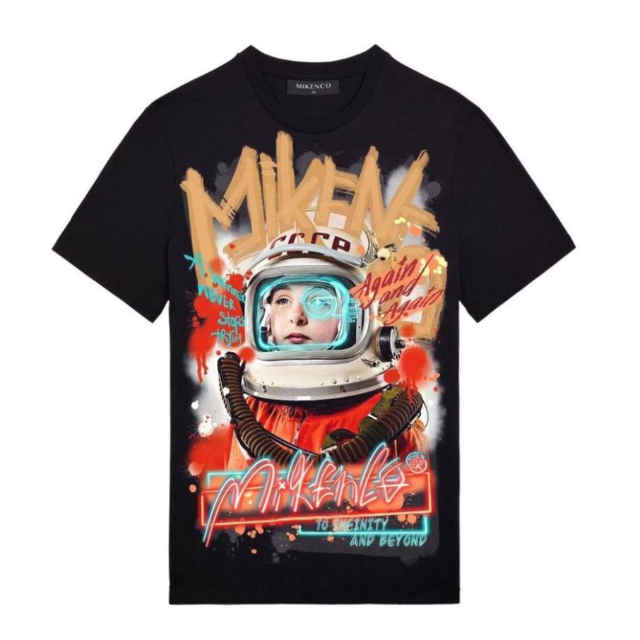 Áo phông Tay Lỡ , Áo Thun nam nữ MIKENCO  CHÍNH HÃNG CAO CẤP in hình PHI HÀNH GIA 5D-AEHULKSHOPVN
