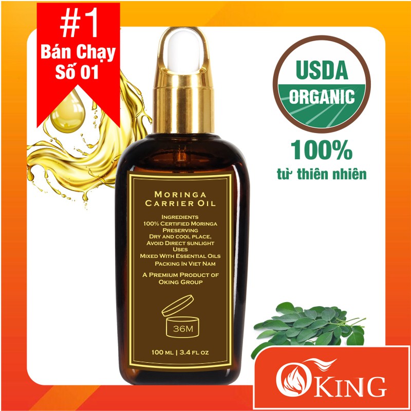 Dầu Chùm ngây nguyên chất (Moringa) 100ml