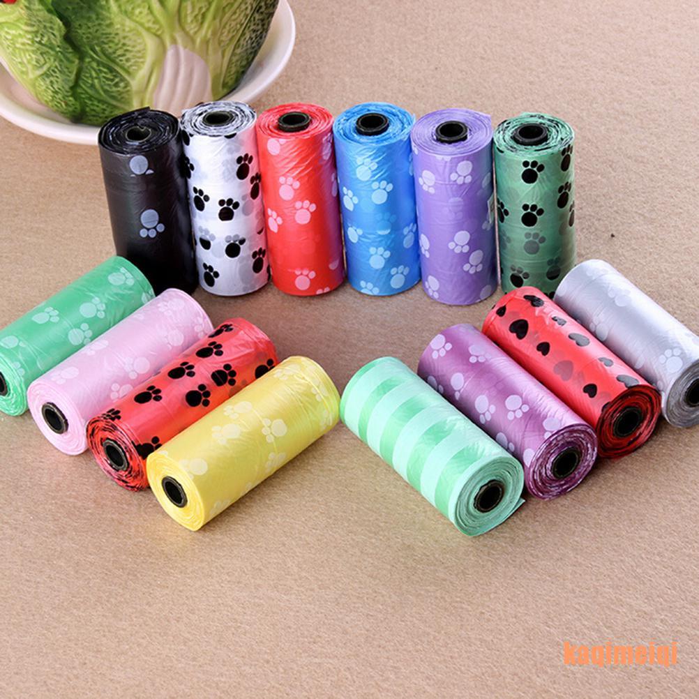 1 Cuộn 15 Túi Đựng Chất Thải Cho Thú Cưng