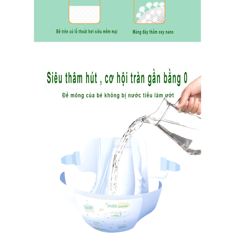 YIYING tã bỉm quần tả bỉm dùng dán tã quần em bé Tã tên lửa S56/M46 /L38 hơi thở