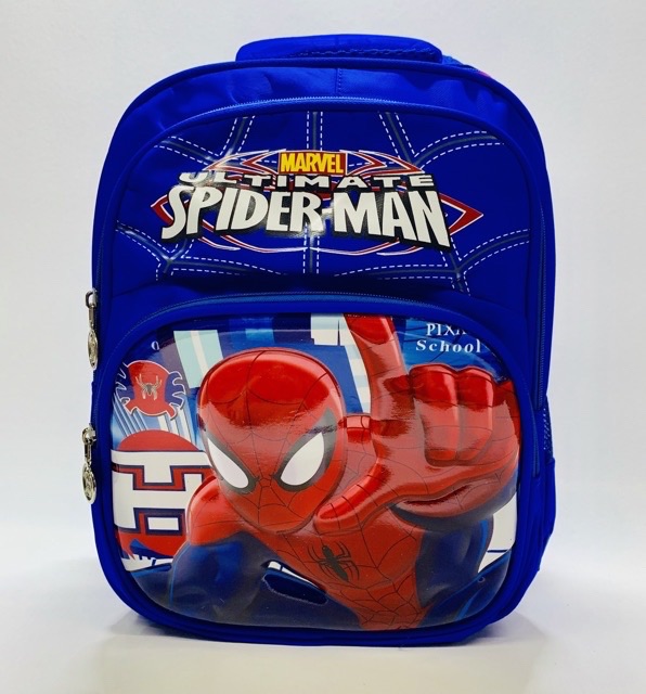 Ba lô đi học cho bé trai cấp 1 hình Siêu nhân nhện Spiderman