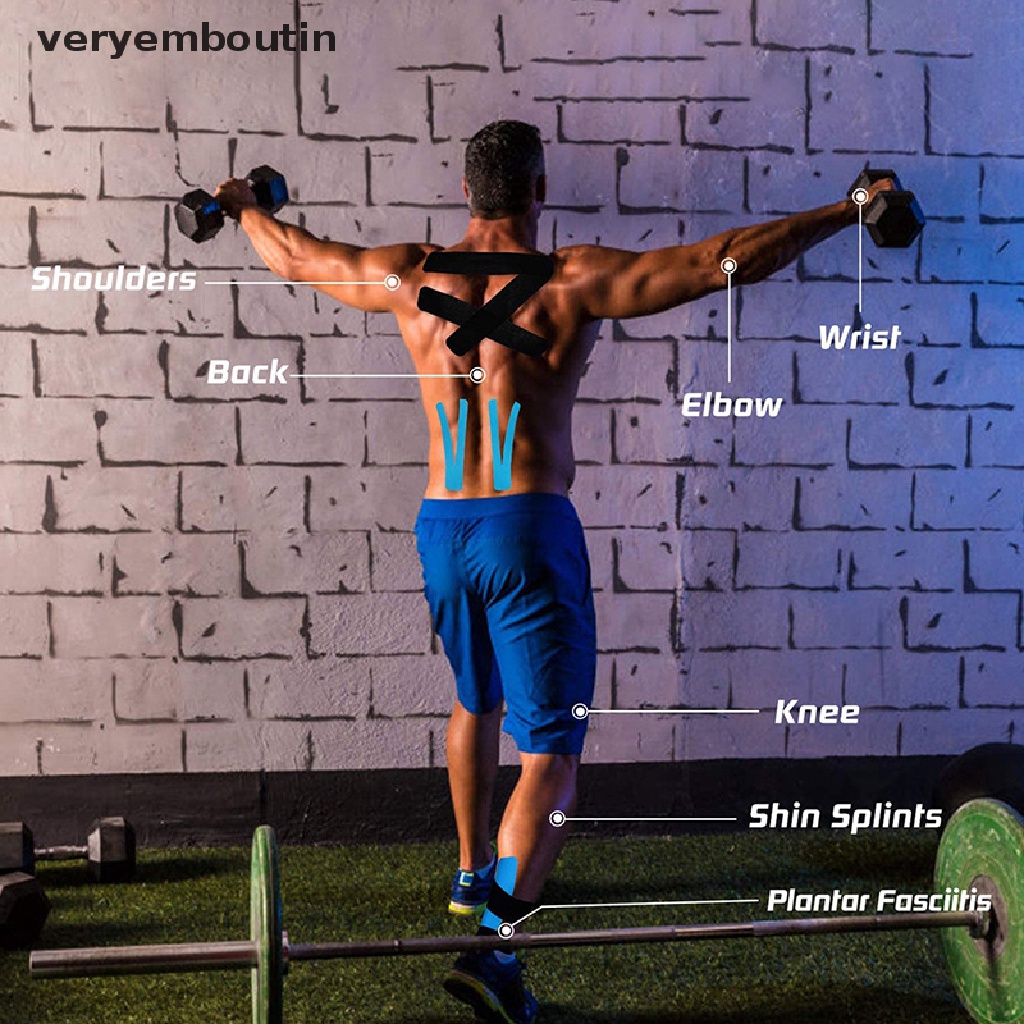 Cuộn Băng Keo Kinesiology 5M Giúp Loại Bỏ Nếp Nhăn Làm Săn Chắc Da Vùng Cổ Và Mắt