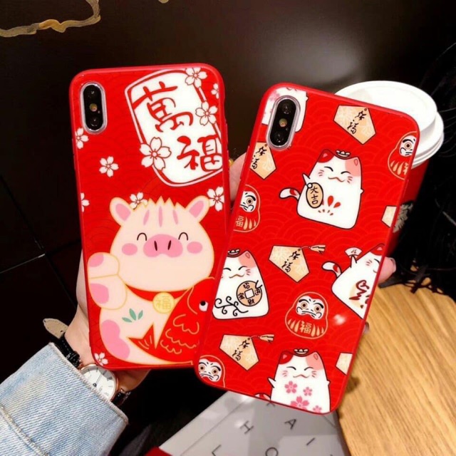 Combo ốp lợn thần tài và phụ kiện