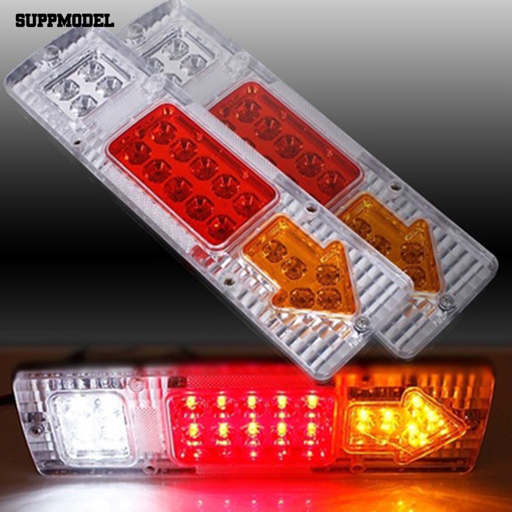 2 Đèn Led 12v 19 Bóng Cho Xe Hơi