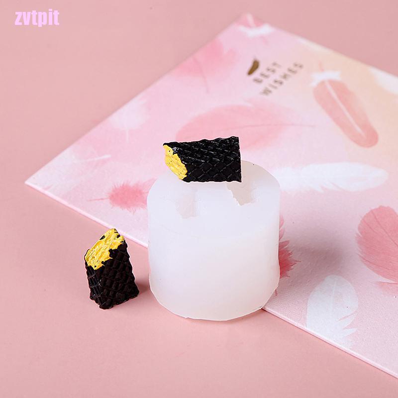 1 khuôn silicone làm nến/bánh quy/kem/bánh quy DIY