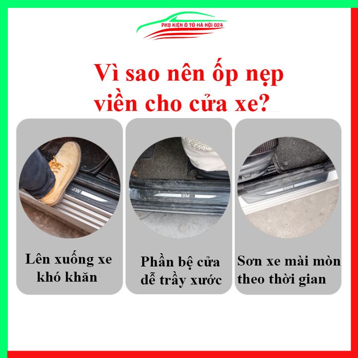 Ốp bậc cửa nẹp bước chân TITAN ô tô Terra 2018-2020 chống trầy bảo vệ xe