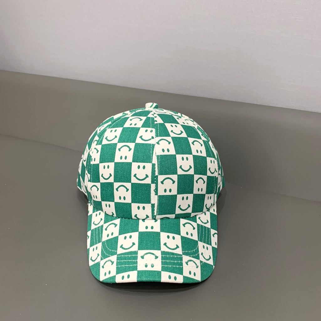 Mũ Lưỡi Trai Họa Tiết Mặt Cười Dễ Thương Phong Cách Hàn Quốc Cho Bé