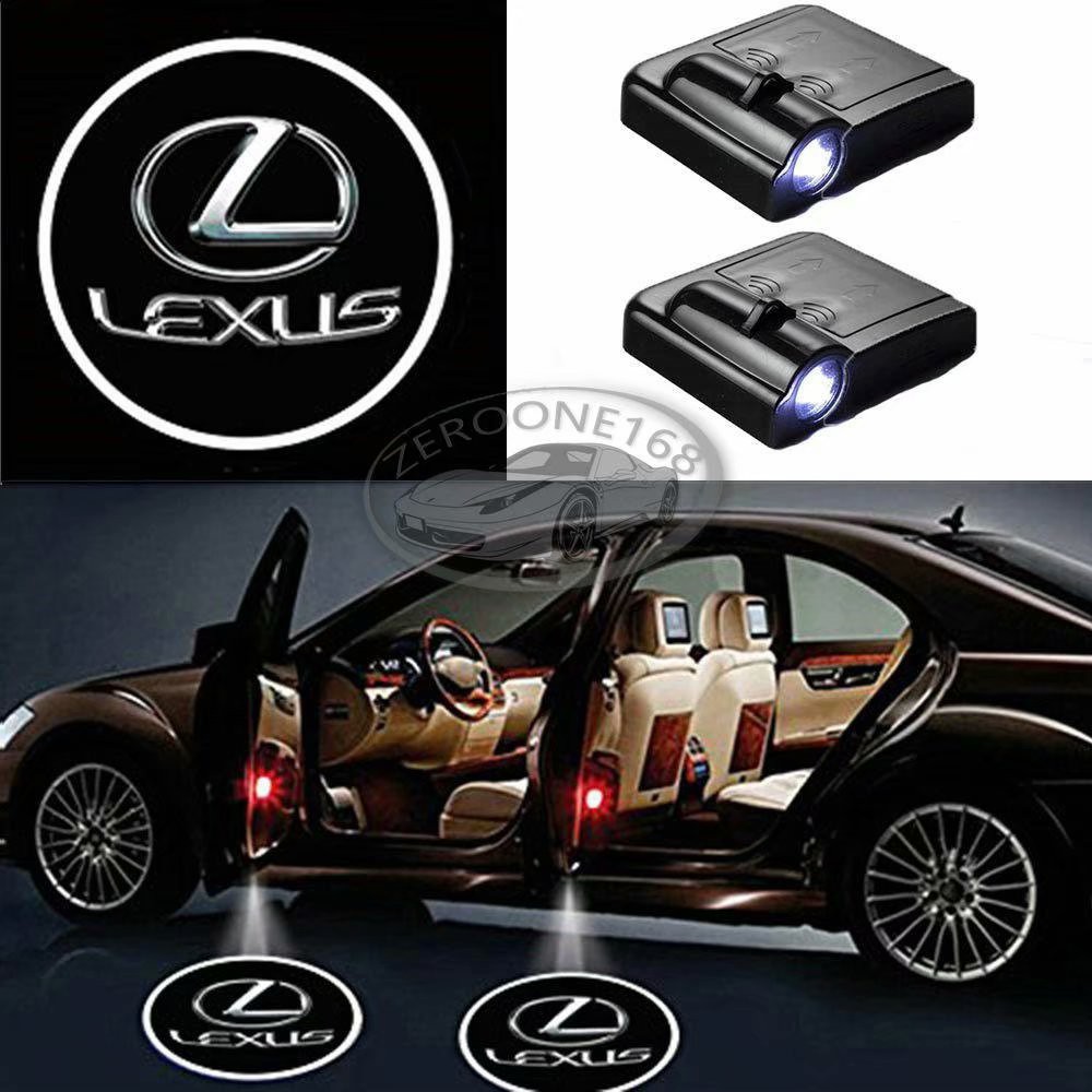 Đèn chiếu laze hình Logo LED LEXUS CT ES GS NX LS IS CT LX RX gắn cửa xe ô tô