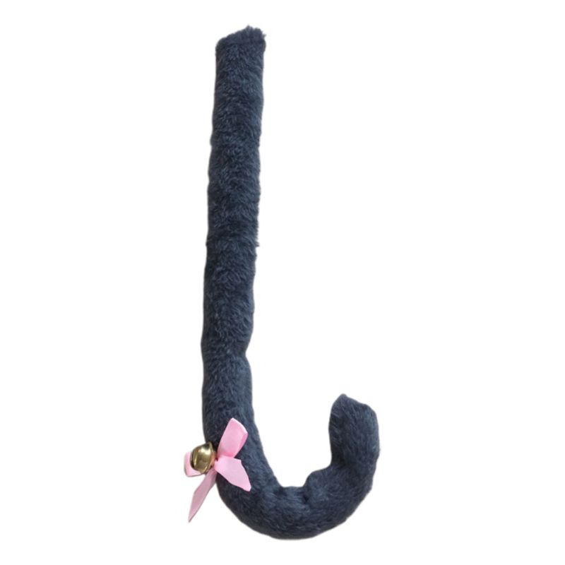 Đuôi mèo giả hóa trang lolita Nhật Bản với dây ruy băng thắt nơ dành cho trẻ em và người lớn