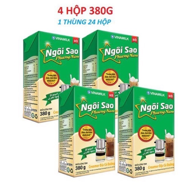 Sữa đặt Ngôi Sao Phương Nam hộp giấy 380g