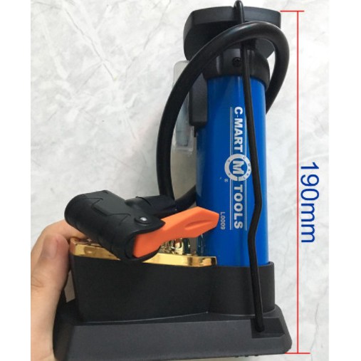 Bơm Đạp Chân mini 190mm Cmart L0009