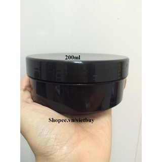 Hũ nhựa 200ml đen