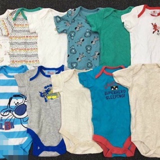 Combo set 10 bodysuit carter cho bé sơ sinh
