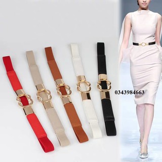 Dây nịt  nữ thắt lưng thun nữ CHỮ O