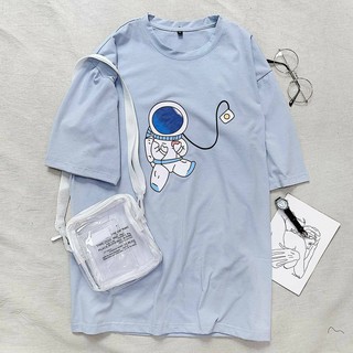 [ HÀNG CAO CẤP ] Áo Thun Tay Lỡ ATRO Phi Hành Gia Unisex chất lượng