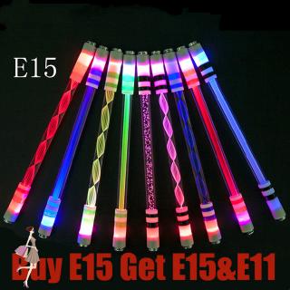 Bút xoay tròn màu dạ quang E15 không kèm lõi cho bé