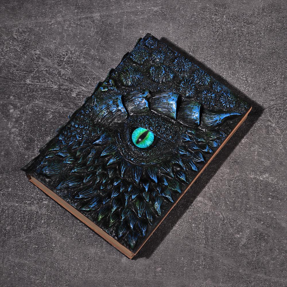 Sổ Tay Khổ A5 Bìa Hình Rồng 3D Màu Đỏ Dễ Thương