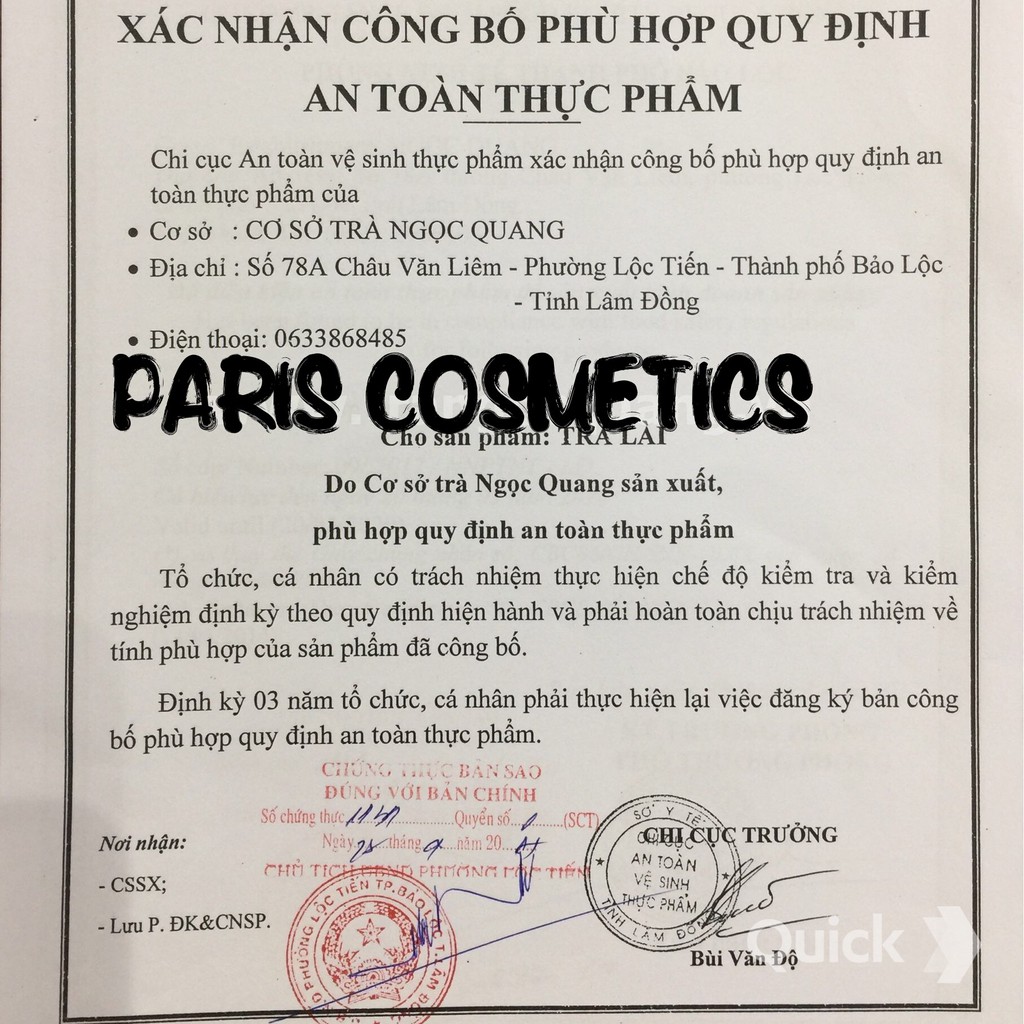 Trà sâm dứa Ngọc Quang