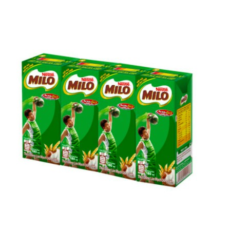 Sữa milo lúa mạch 1 vỉ 4 hộp x 180ml (HSD: 9/21)