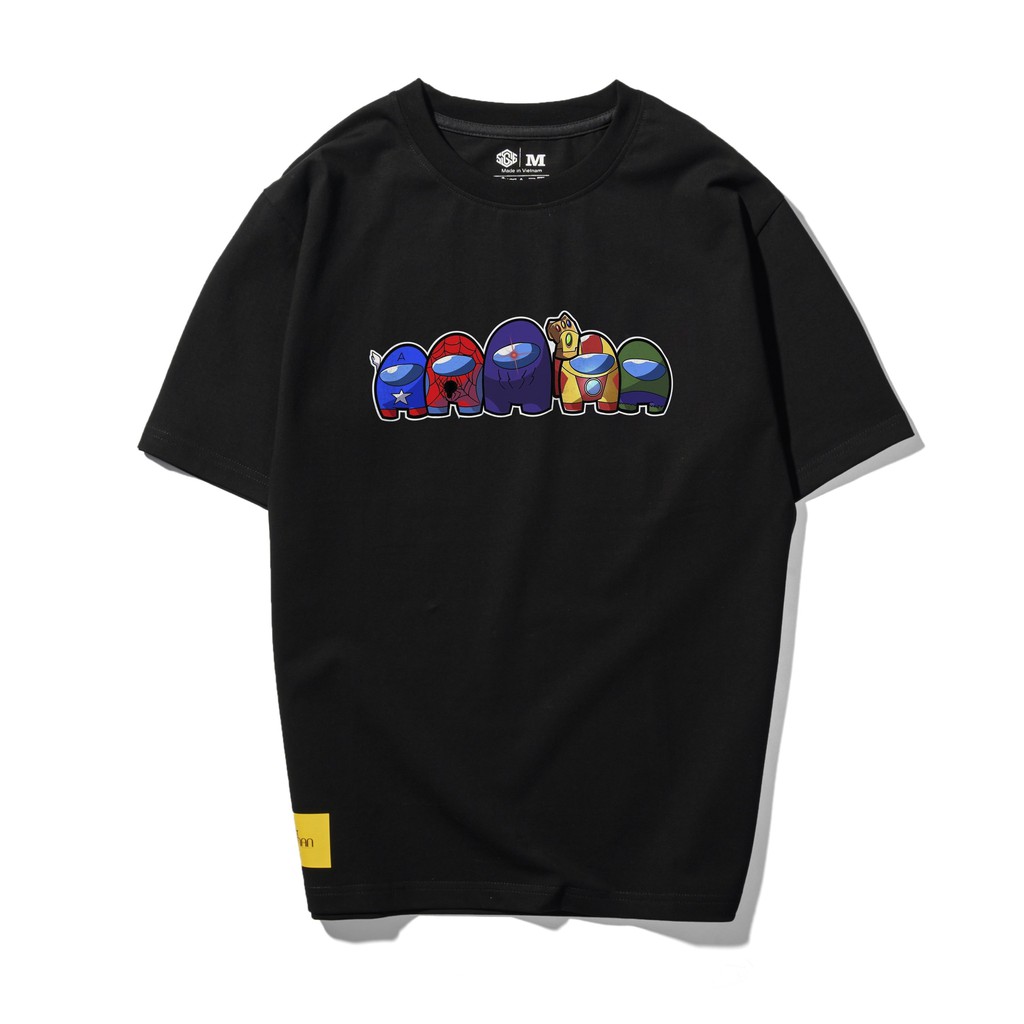 Áo thun Among us Avengers SGES form tay lỡ dáng rộng unisex nam nữ | BigBuy360 - bigbuy360.vn