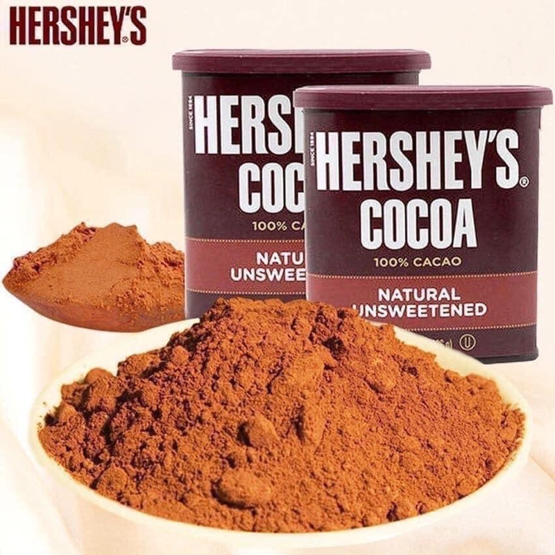CACAO HERSHEY NGUYÊN CHẤT 100% USA - BỘT CACAO NGUYÊN CHẤT - KHỐI LƯỢNG 226GR