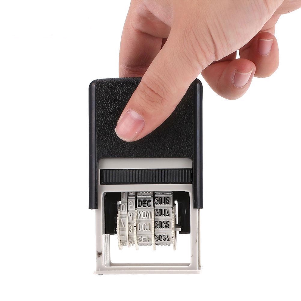 Con Dấu Mực Hình Vuông Dùng Trang Trí Sổ Tay DIY