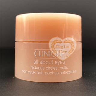 Kem Dưỡng Mắt Cấp Ẩm, Giảm Nhăn Clinique All About Eye 7ml