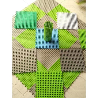 Tấm Thảm Nhựa Nhật Bản Cao Cấp Ghép Sàn Chống Trơn Trượt, kích thước 30x30cm