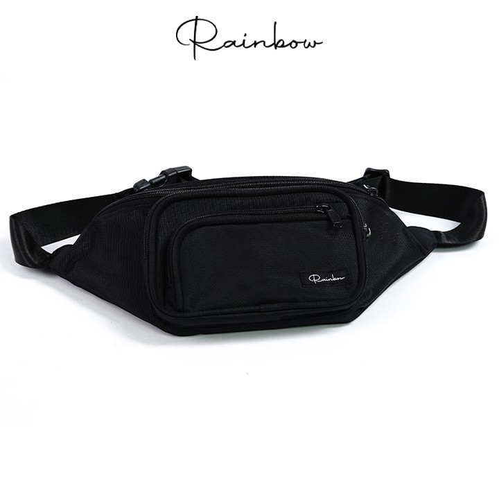 Túi bao tử Rainbow BG006, túi đeo chéo đa năng, chất liệu canvas chống nước, gọn nhẹ cá tính. | BigBuy360 - bigbuy360.vn
