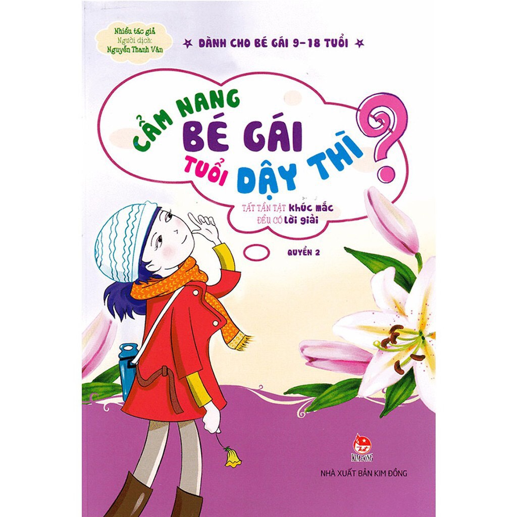 Sách - Cẩm Nang Bé Gái Tuổi Dậy thì 9-18 tuổi