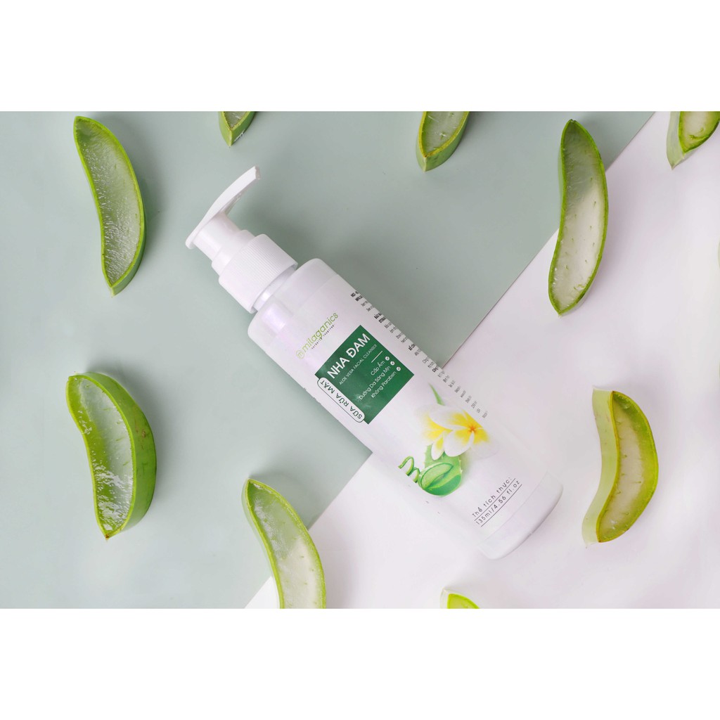 Sữa Rửa Mặt Lô Hội Dưỡng Ẩm, Làm Sạch Dịu Nhẹ Từ Nha Đam MILAGANICS 135ml (Chai) | BigBuy360 - bigbuy360.vn