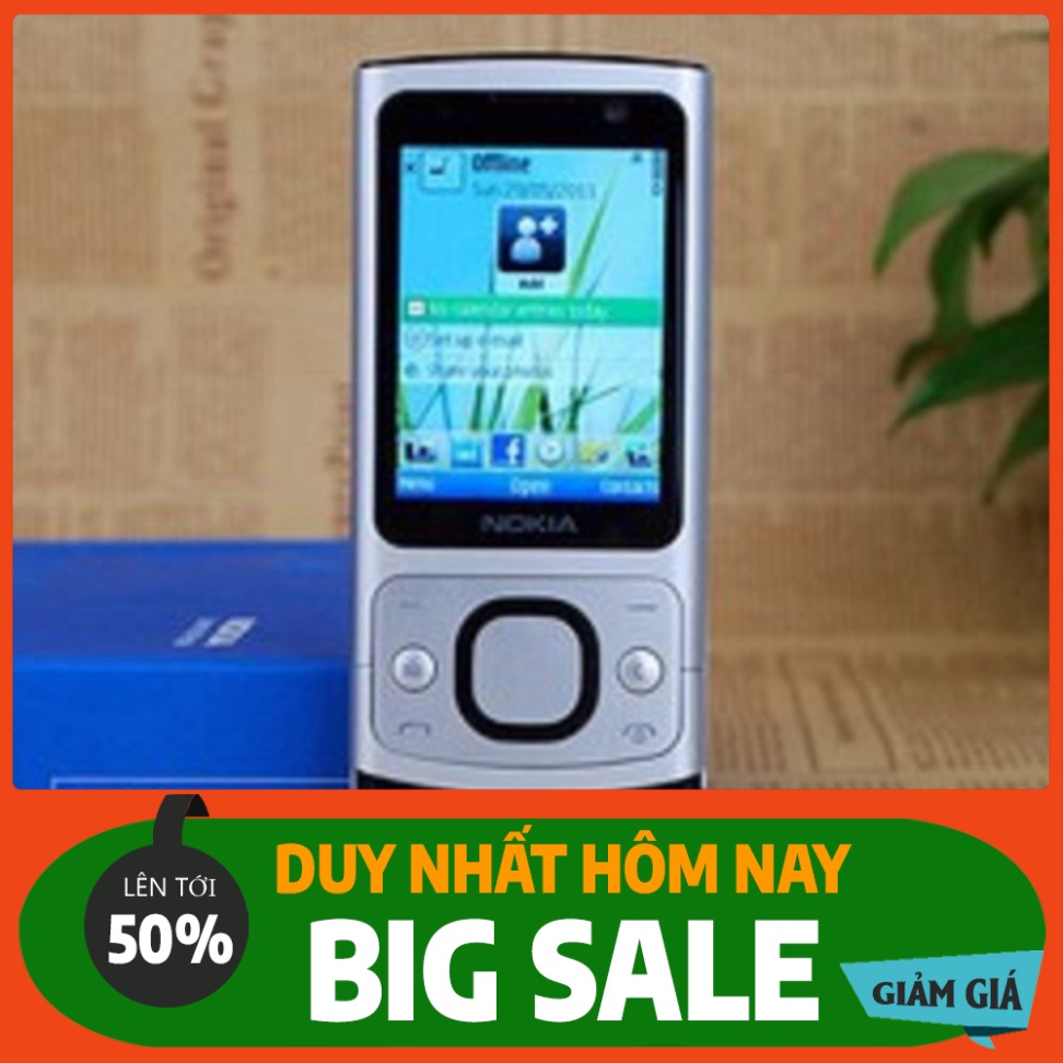 GIÁ SỐC Điện Thoại Nokia 6700S Nắp Trượt Chính Hãng Mỏng Vỏ Nhôm Nhẹ GIÁ SỐC