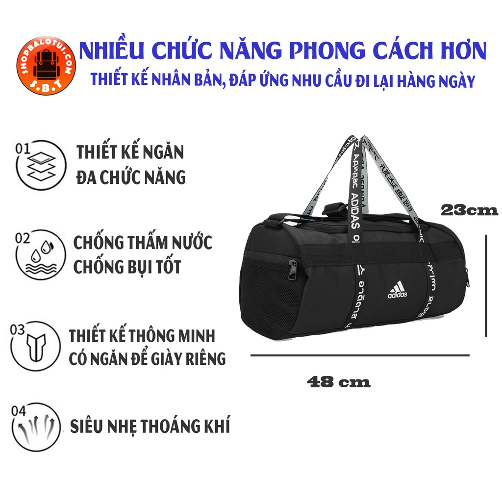 Túi thể thao [ VNXK XỊN ] Túi thể thao Adidas 4ATHLTS Duffel Bag Small - Thiết kế thông minh chất vải chống nước tốt