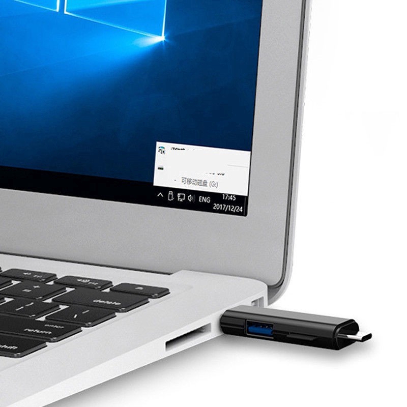 Đầu đọc thẻ nhớ 5 trong 1 cổng type C Micro TF OTG USB 3.0 tiện dụng