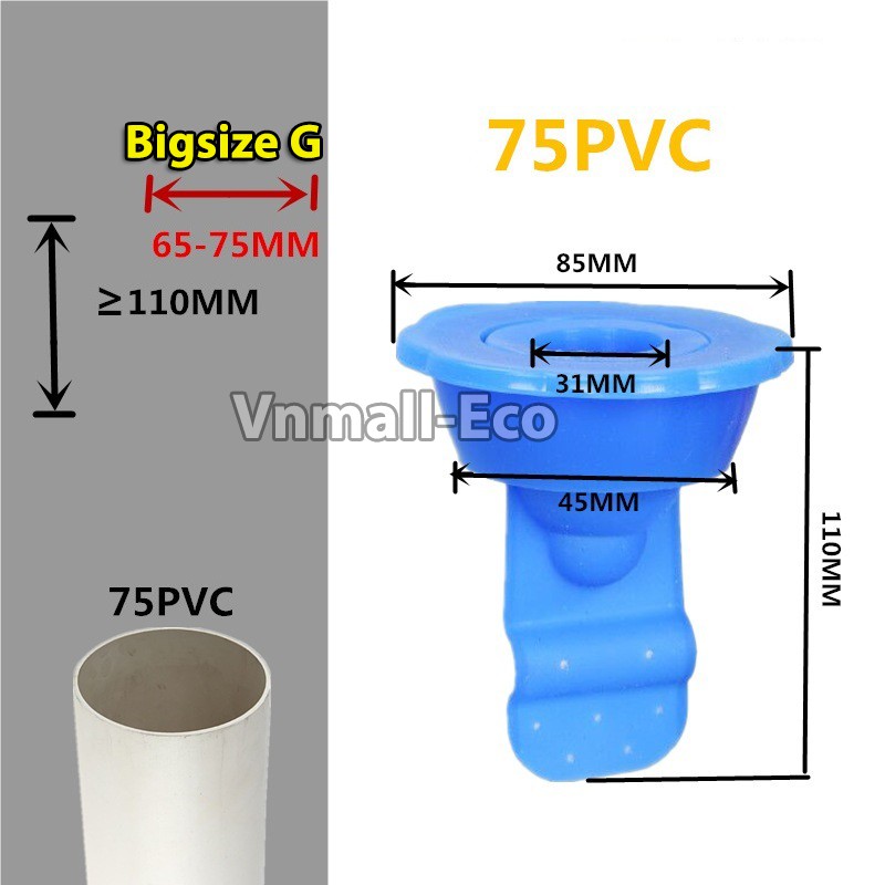 [FULL SIZE] Phụ kiện Silicone lắp thoát sàn chống mùi hôi ngăn vi khuẩn trào ngược