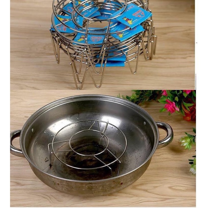 Đế kê - giá hấp inox đa năng
